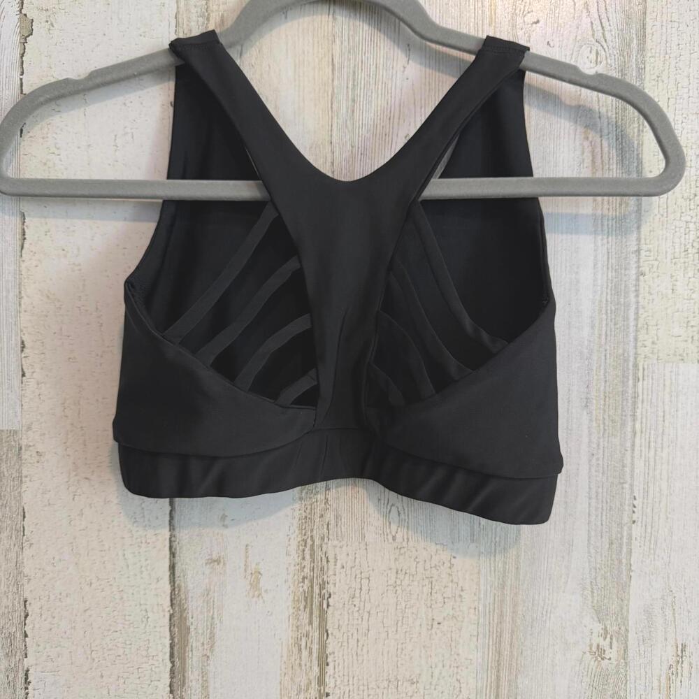 Black Sports Bra Women's Extra Size Small Gym Activewear